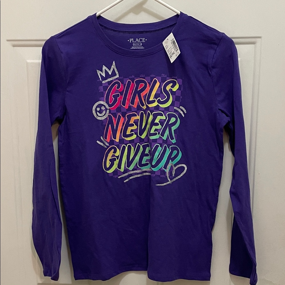 The Children's Place Vibrant Purple Long Sleeve Tee